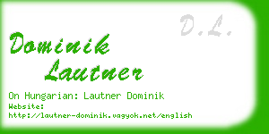 dominik lautner business card